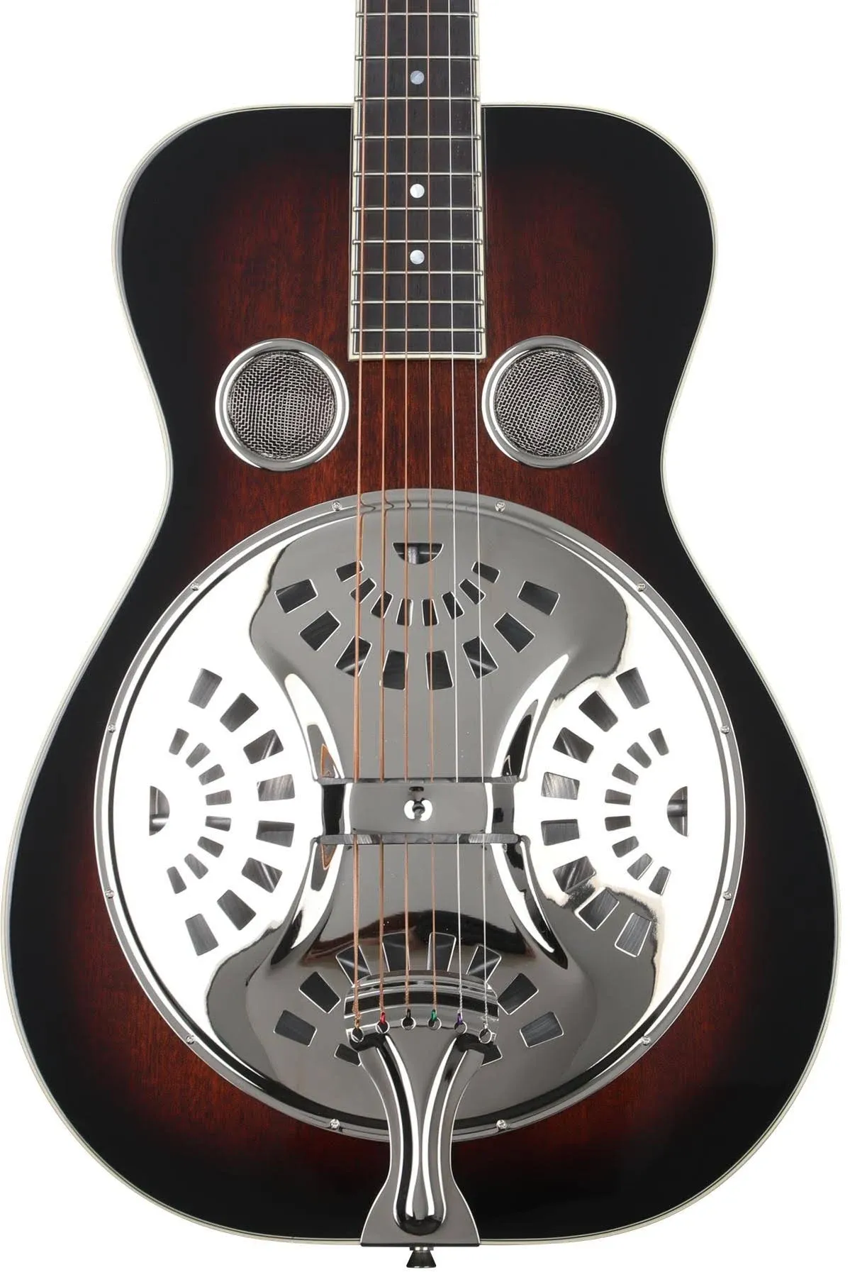 Recording King RR-36-VS Maxwell Series Round Neck Resonator, Vintage Sunburst