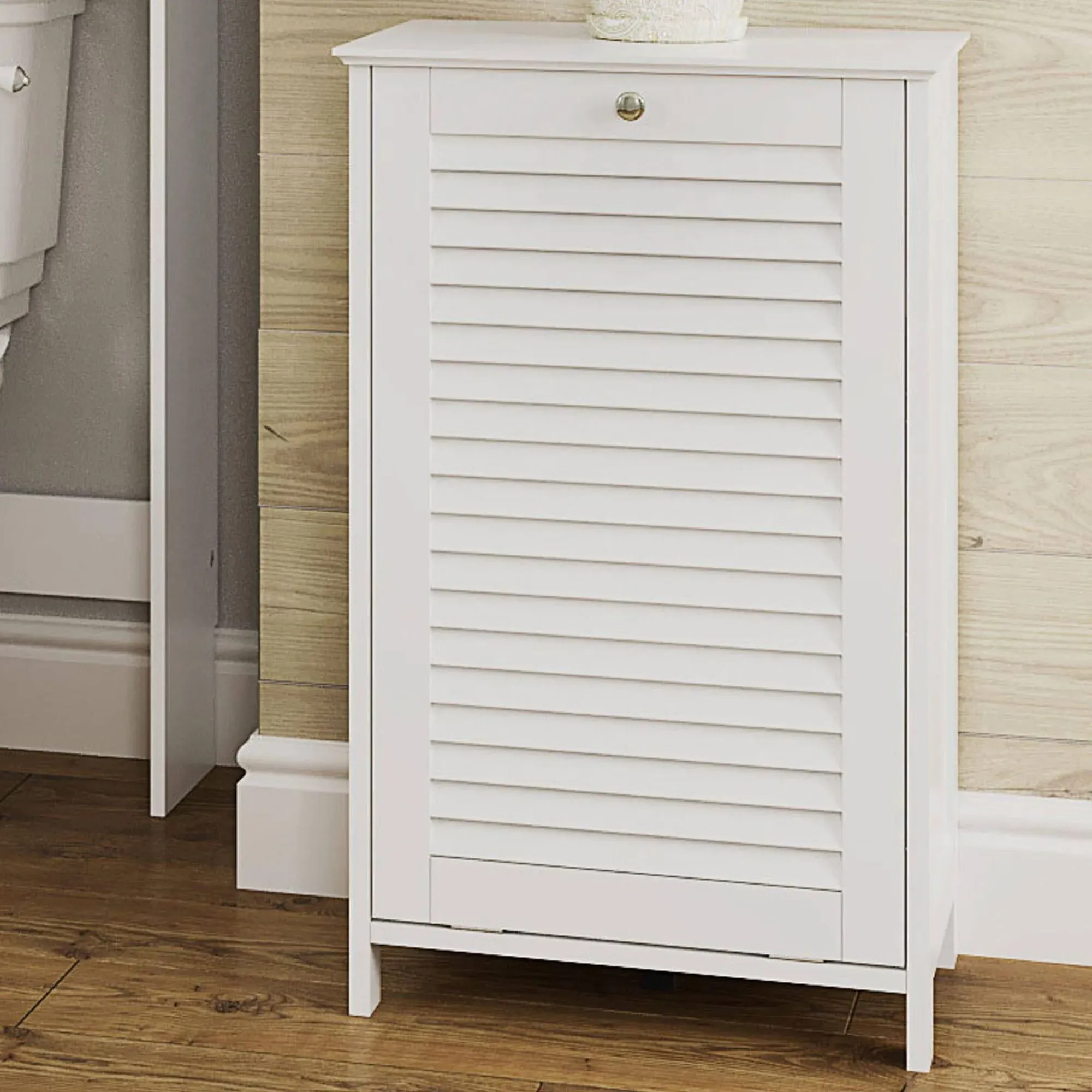 Ellsworth Tiltout Laundry Hamper White