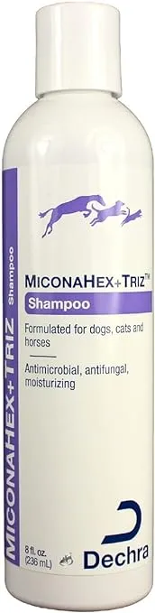 Dechra MiconaHex + Triz Shampoo for Dogs, Cats & Horses (8oz)