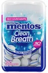 Mentos Clean Breath Sugarfree Hard Mint, 150pc, Intense Wintergreen (Pack of 4 Bottles)