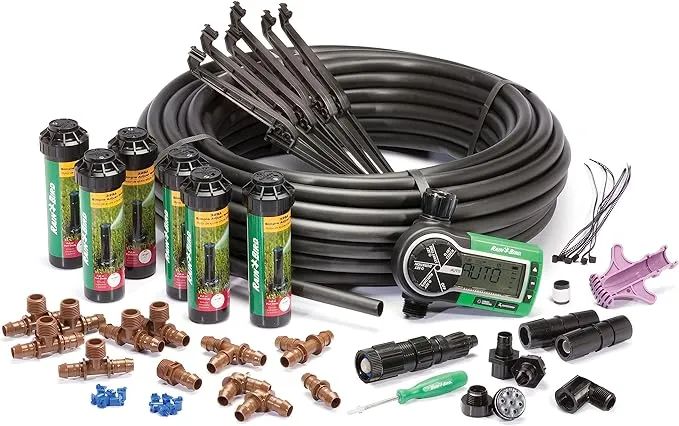 Rain Bird 32ETI Easy to Install In-Ground Automatic Sprinkler System Kit