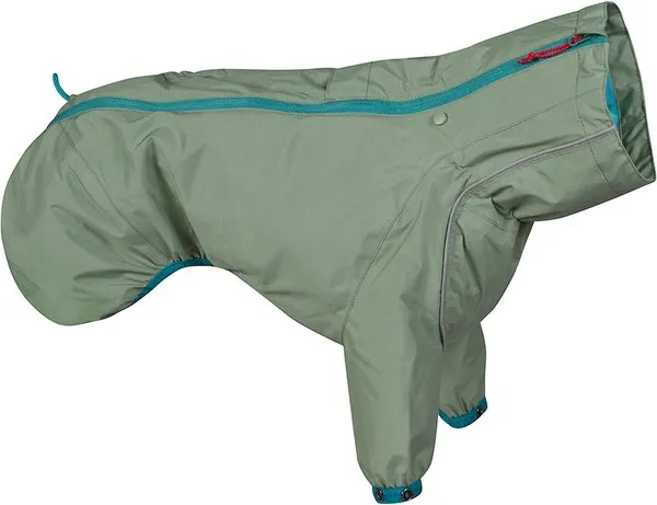 Hurtta Rain Blocker ECO, Dog Raincoat, Hedge, 22 in 