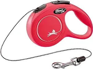 Flexi New Classic Retractable Cord Leash - Red X-Small - 10'