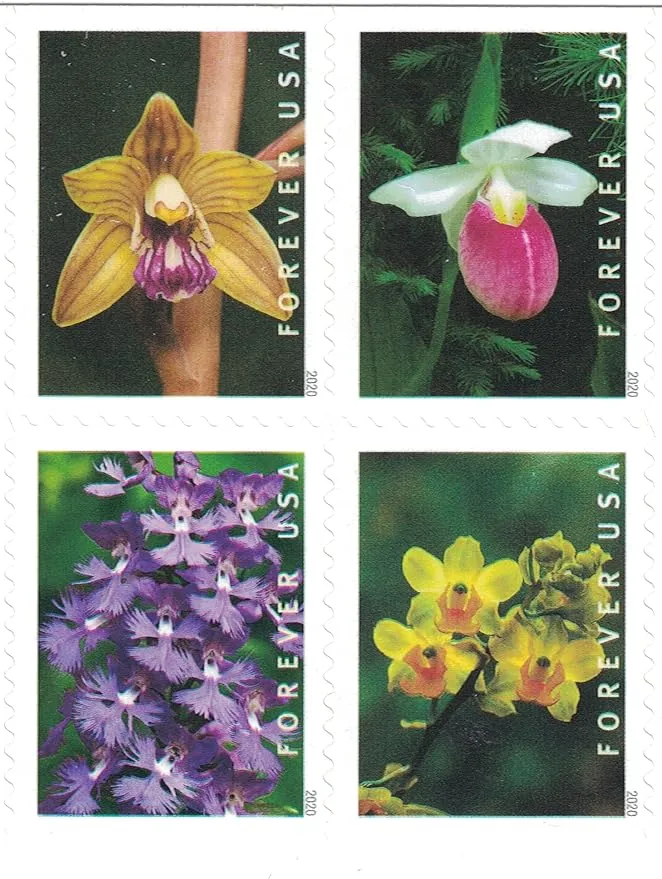 USPS Wild Orchids Forever Stamps