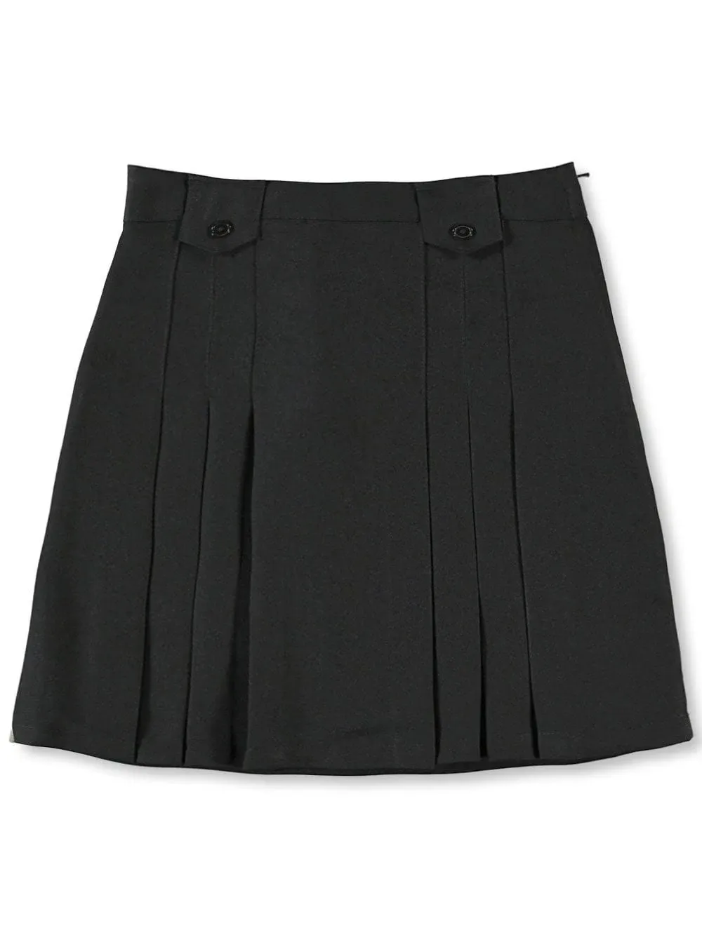 French Toast Girls School Uniform Adjustable Waist Front Tab Pleated Skirt, Sizes 4-20 & Plus