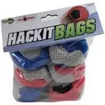 Hacky Sacks 6 Pk. Hand Woven Hacky Sacks Next Generation Cornhole Game, Also Used for Hand Juggling, & Foot volley's.