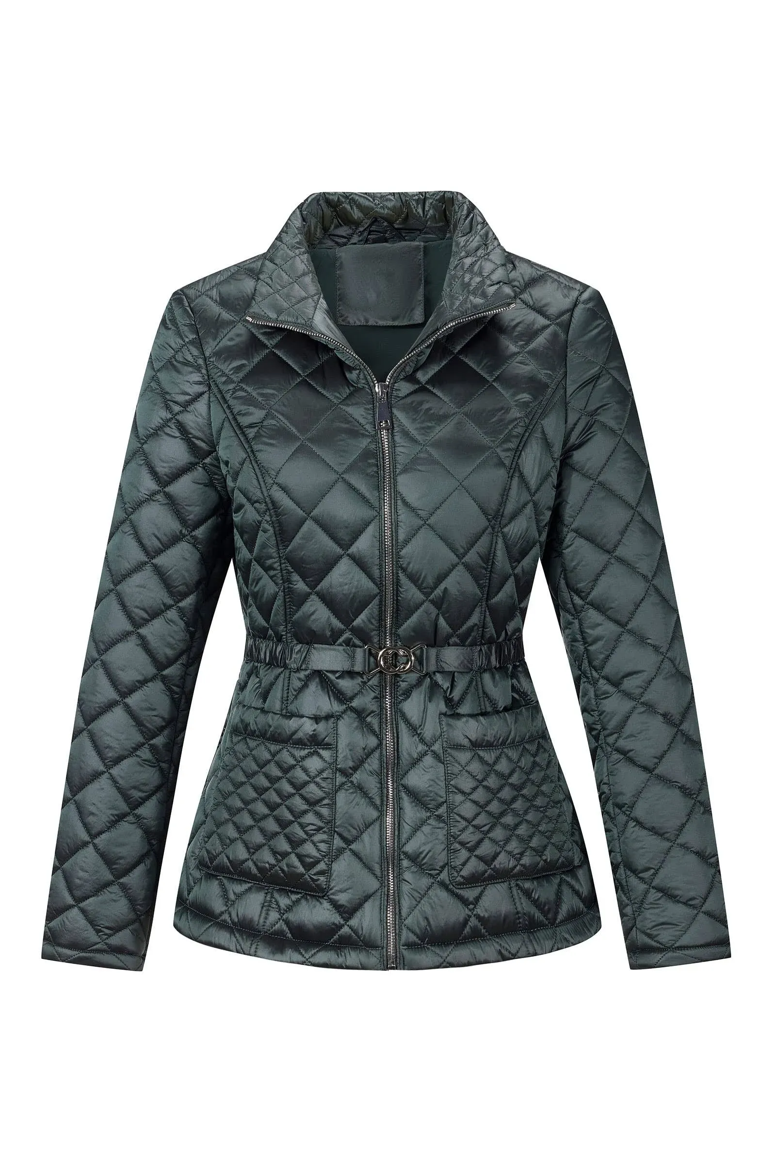 Bellivera Womens Diamond Quilted Lightweight Puffer Jacket Spring and Winter Pad