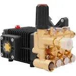 VEVOR Pressure Washer Pump 1" Shaft 4400 psi 4 GPM Horizontal Triplex Plunger New HZQZBHZ1INCH4AEKKV0