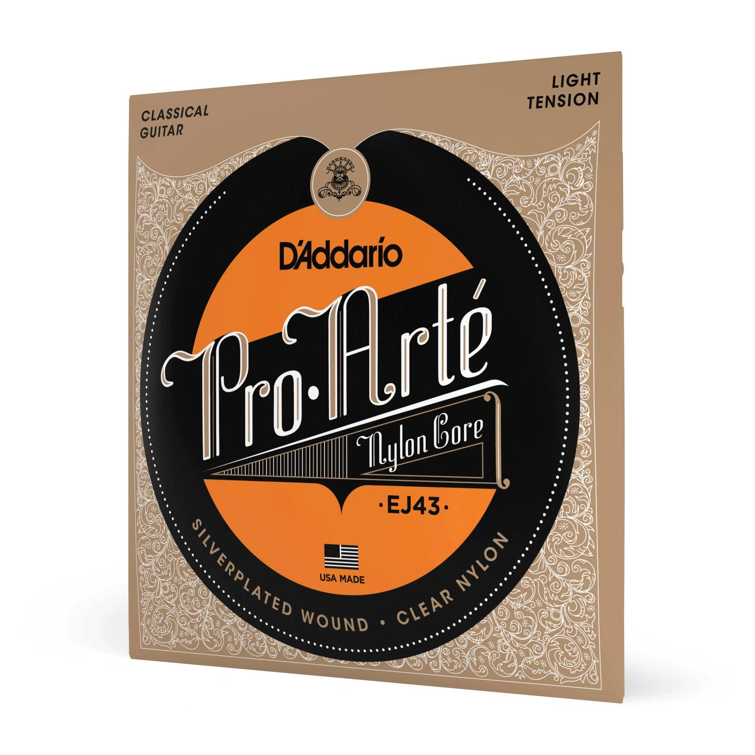 D&#039;Addario EJ43 Pro-Arte Nylon Light Tension Classical Strings - 27.5-42