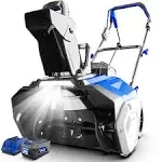 BADGER Snow Blower 40V Electric Brushless with LED for Wet Snow and Heavy Snow