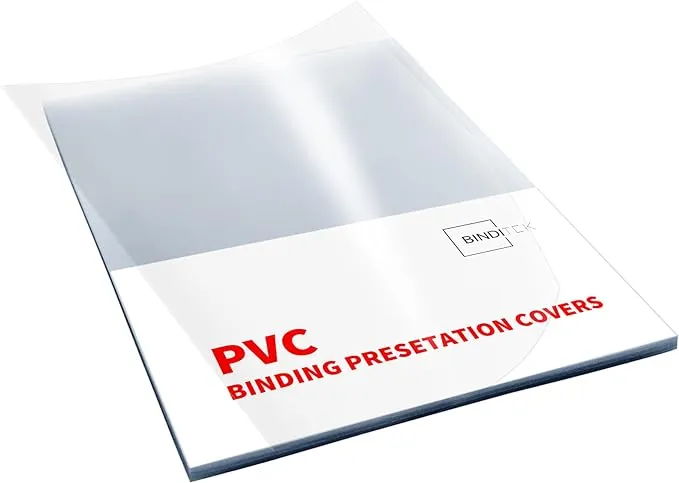 Binditek Clear PVC Binding Presentation Covers