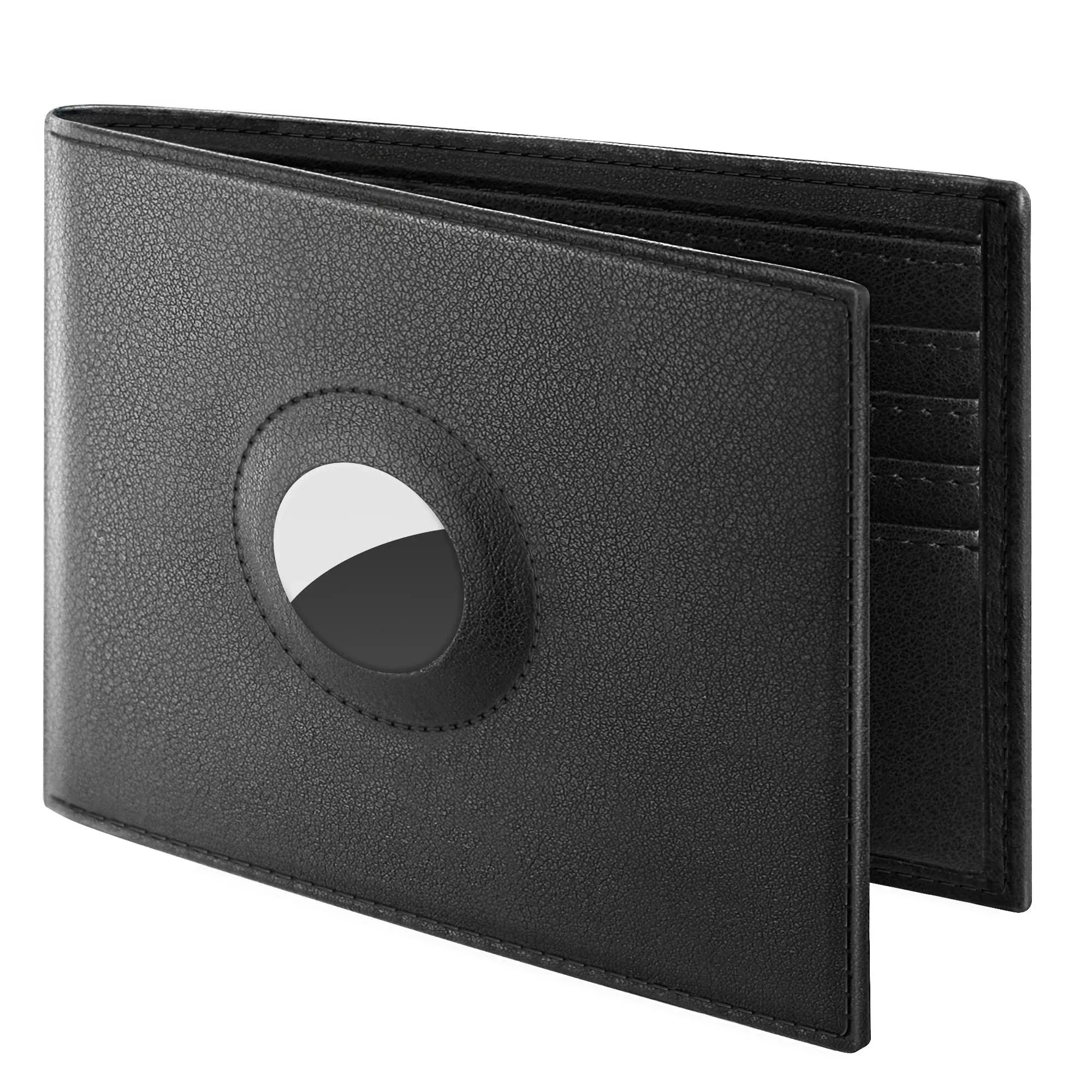 Air Tag Wallet Holder Large Bifold Mens Wallet for Airtag RFID Blocking with 2