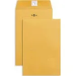 Blue Summit Supplies 100 6” x 9” Clasp Envelopes with Gummed Seal, Small Clasp Mailing Envelopes Made From 28lb Kraft Paper, For Smaller Items or Handling Cash, Bulk 100 Pack