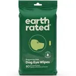 Earth Rated Dog Eye Wipes, Hypoallergenic Plant Based Eye Wipes for Dogs to Remo