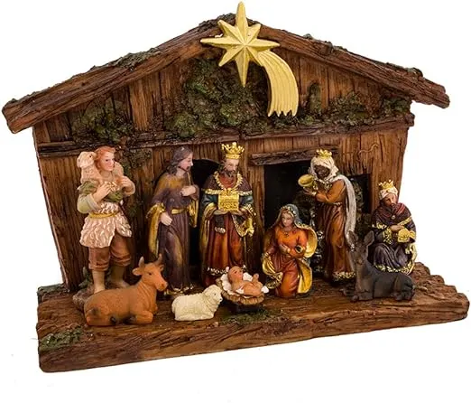 Kurt Adler 11-Piece Nativity Set