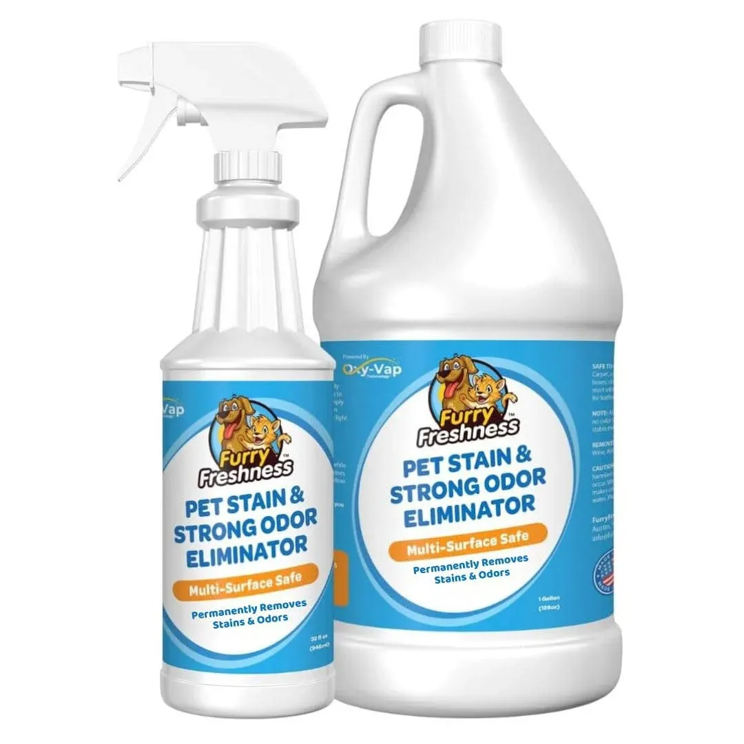 Extra Strength Cat or Dog Pee Stain &amp; Permanent Odor Remover + Smell Eliminat...