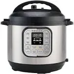 Instant Pot Duo 6-Quart 7-in-1 Electric Pressure Cooker, Slow Cooker, Rice Cooker, Steamer, Sauté, Yogurt Maker, Warmer & Sterilizer, Includes App With Over 800 Recipes, Stainless Steel