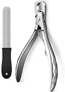 Gobeigo Upgrade Wide Open Dog Nail Clippers for Large Dogs Cut Like Butter, Heavy Duty Dog Nail Trimmer Full Metal Razor Sharp Professional for All Dogs Cats with Thick Toenail