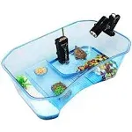 Turtle Tank Aquarium,Repti<wbr/>le Tank,Turtle Aquarium Terrapin Lake with Platform...