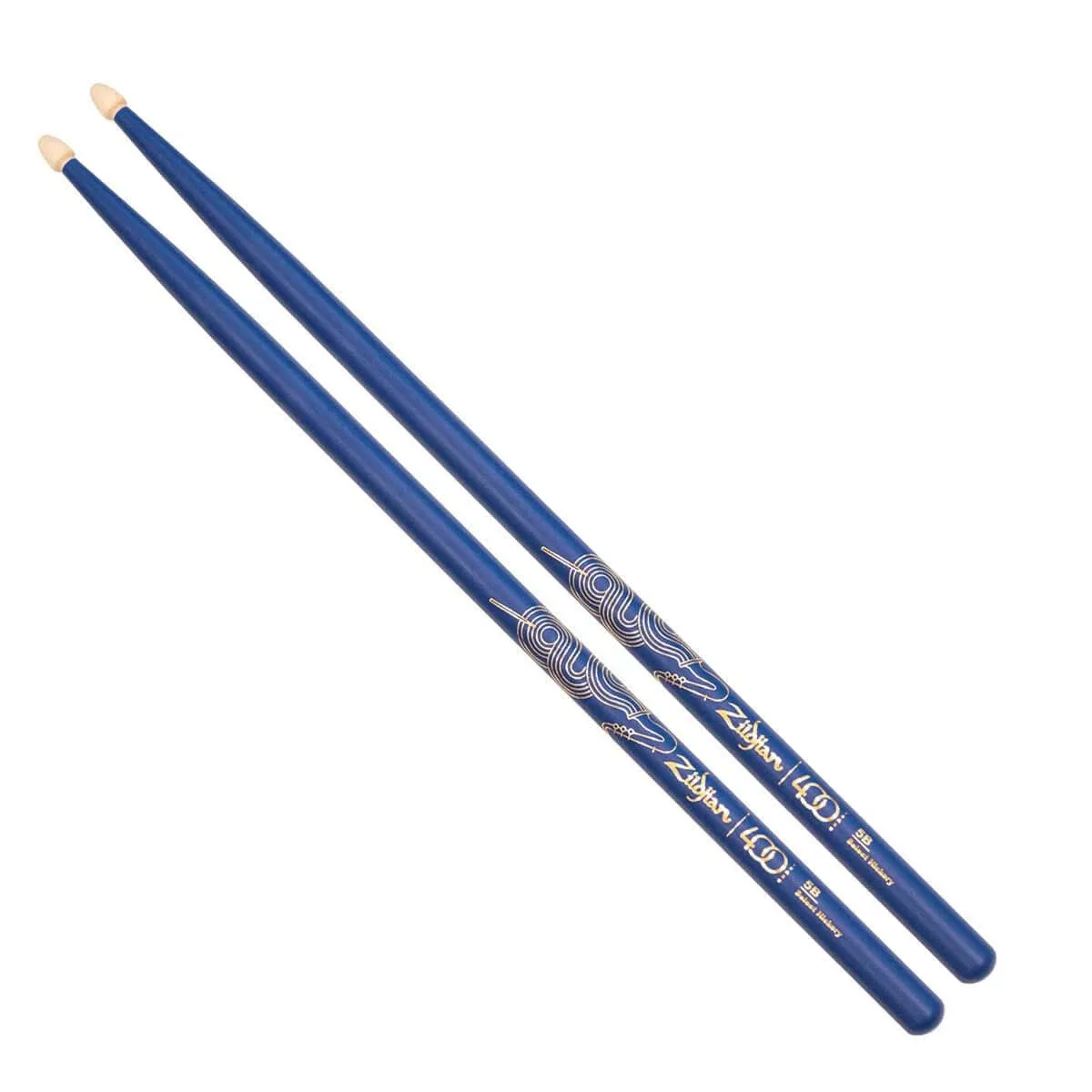 Zildjian Limited Edition 400th Anniversary 5B Acorn Blue Drumsticks - 1930s-1950s Birth of Jazz