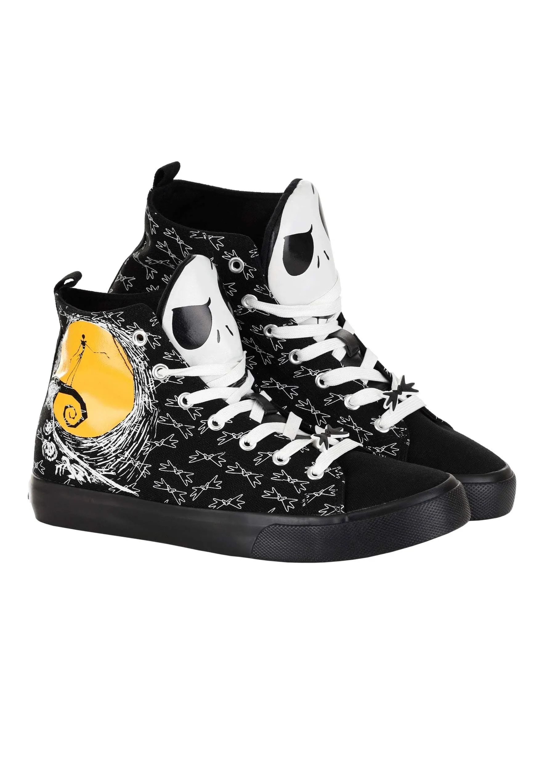 Ground Up Nightmare Before Christmas Adult Jack Skellington Shoes, Adult Unisex ...