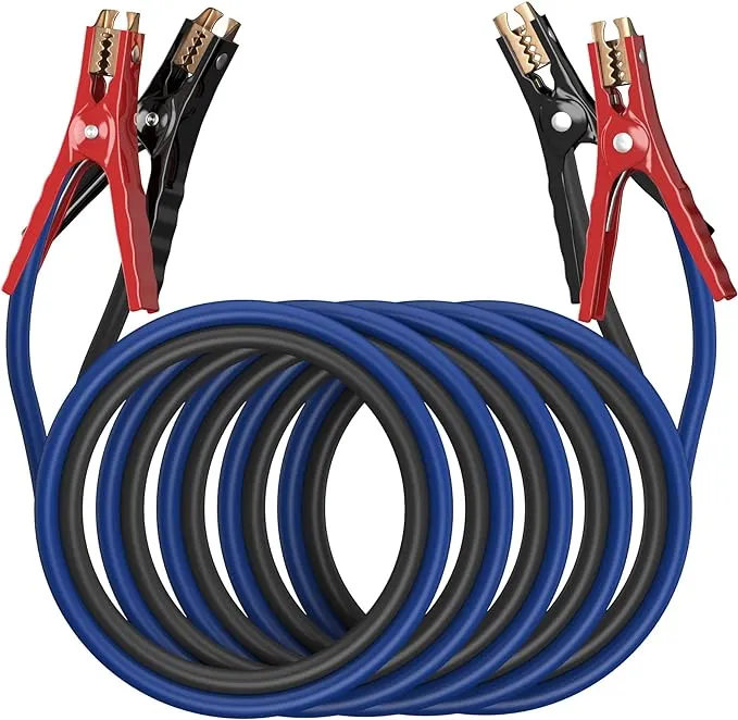 EXTRESPO Heavy Duty Jumper Cables - 4 Gauge 20 Feet 600AMP Automotive Booster ...