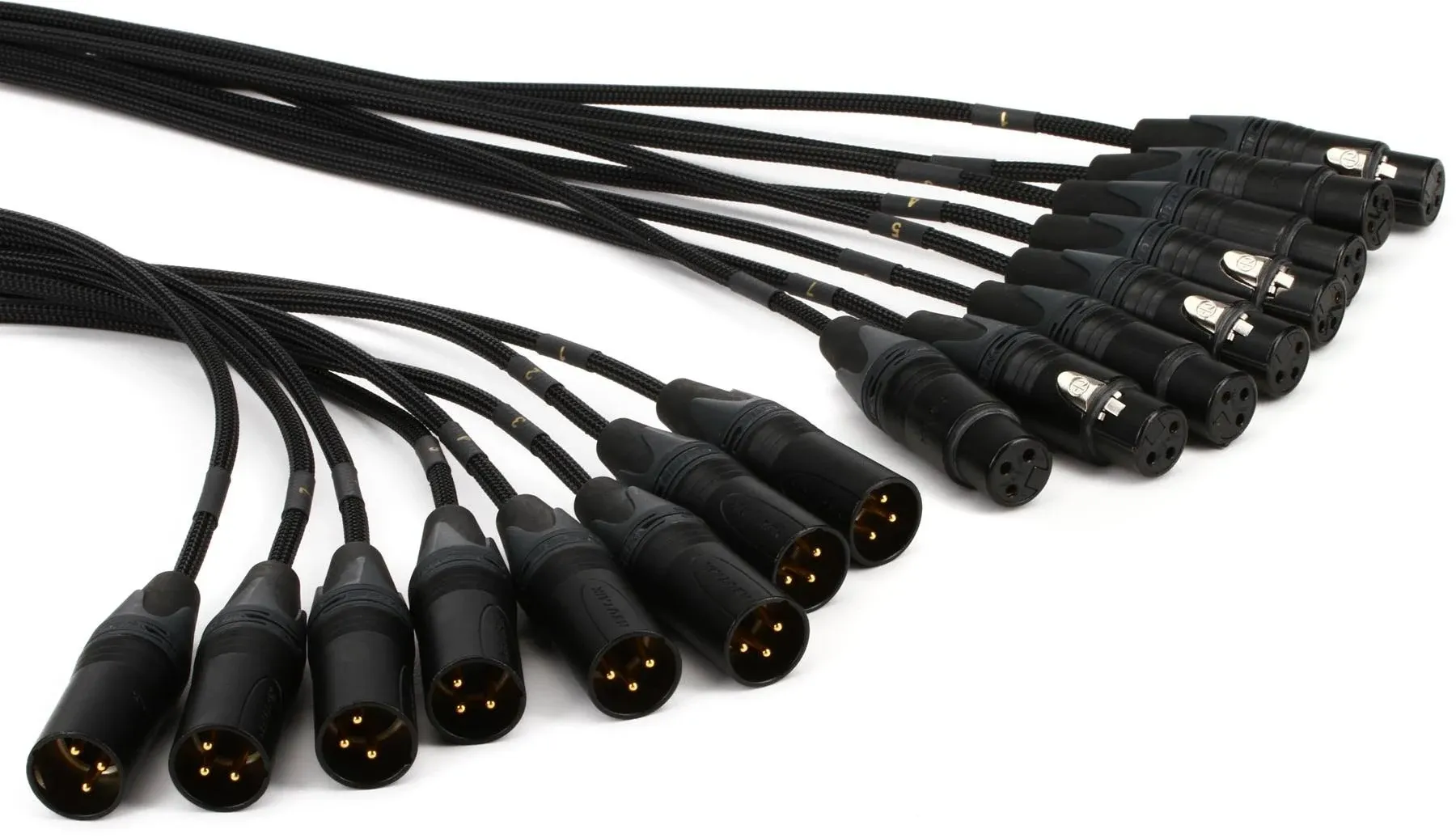 Mogami Gold 8 Channel XLR Snake Cable 10 ft.