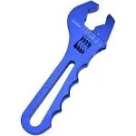 Blue 3AN-16AN Adjustable Wrench Tool Spanner Aluminum For Hose End Fitting