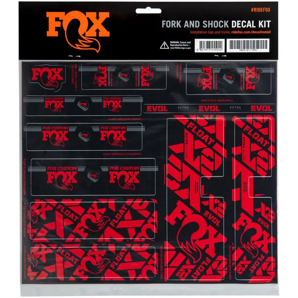 Fork &amp; Shock Decal Kit