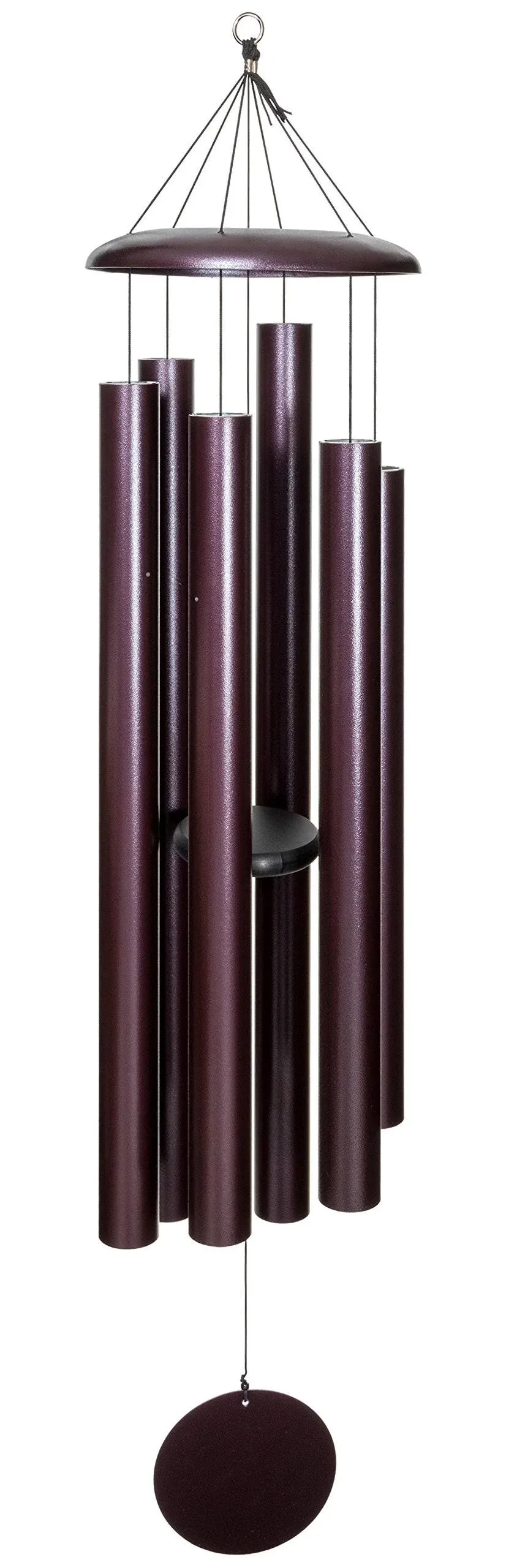 Corinthian Bells by Wind River - 65 inch Plum Wind Chime for Patio, Backyard, Garden, and Outdoor décor (Aluminum Chime) Made in The USA