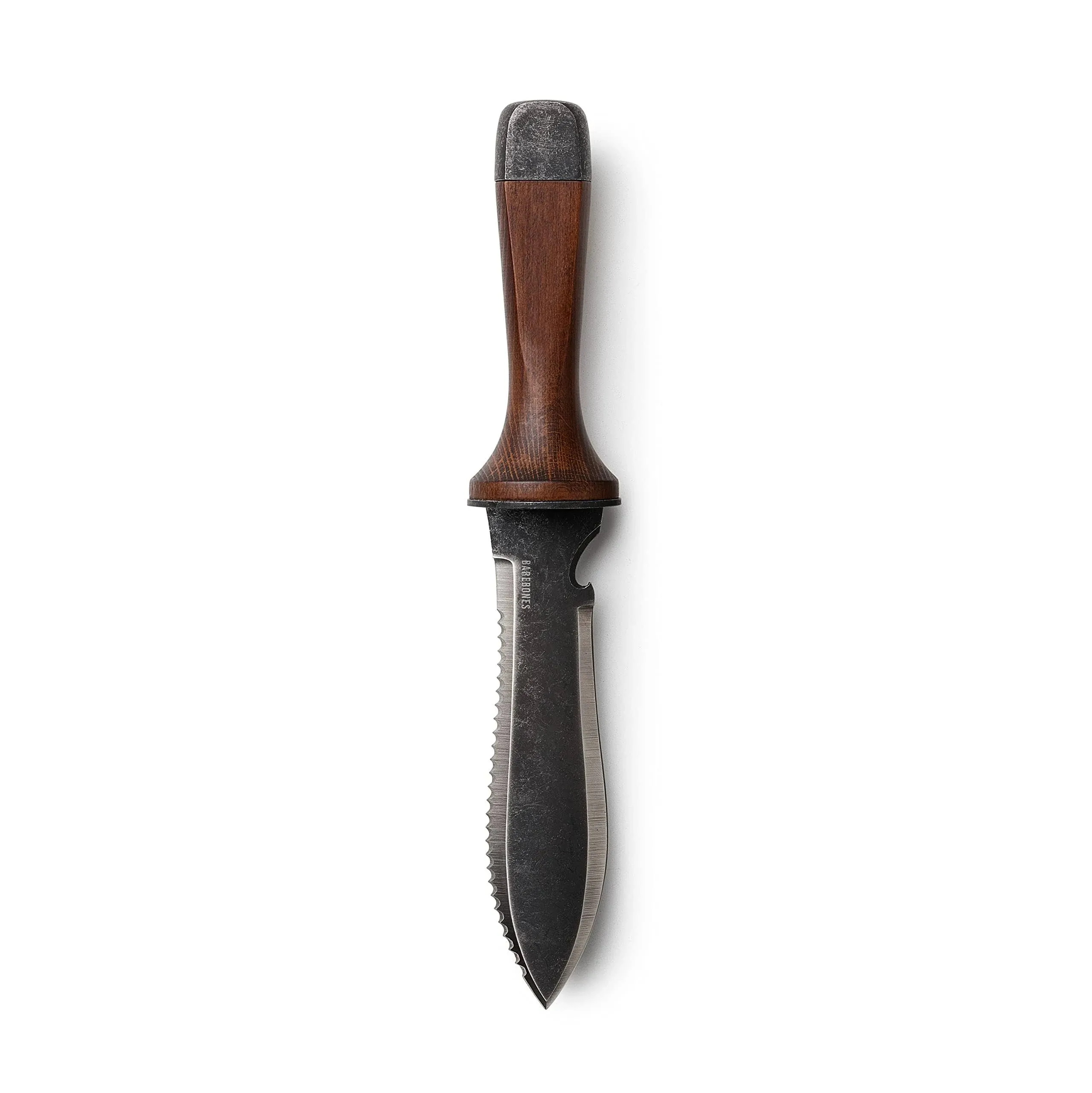 Barebones Hori Hori Ultimate - Walnut Handle - Tempered Steel Blade, Garden Tool Ultimate Tool