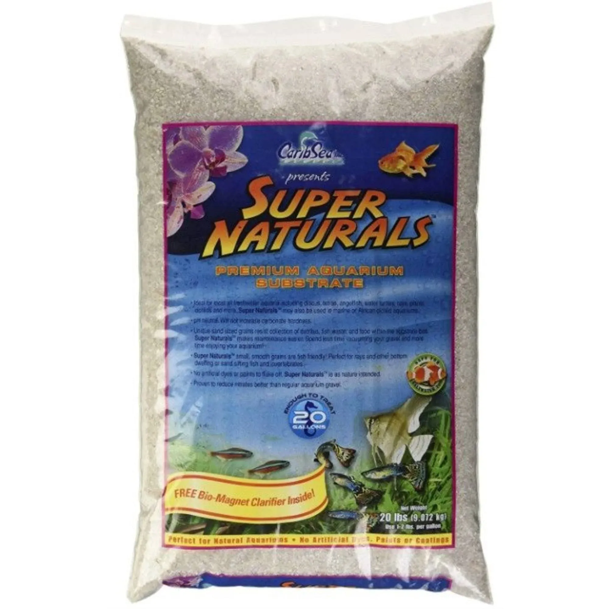 CaribSea Super Naturals Freshwater Premium Aquarium Substrate 20 lbs