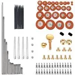 1 Set Alto Sax Repair Parts Screws + 25pcs Sax Pads + Blanket column