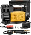 AstroAI T6 Offroad Air Compressor, 12 V Portable Air Pump with 7.06 CFM, AirCtrl, ¼ NPT Quick Connector, Heavy-Duty Truck Tire Inflator, Max 150 PSI