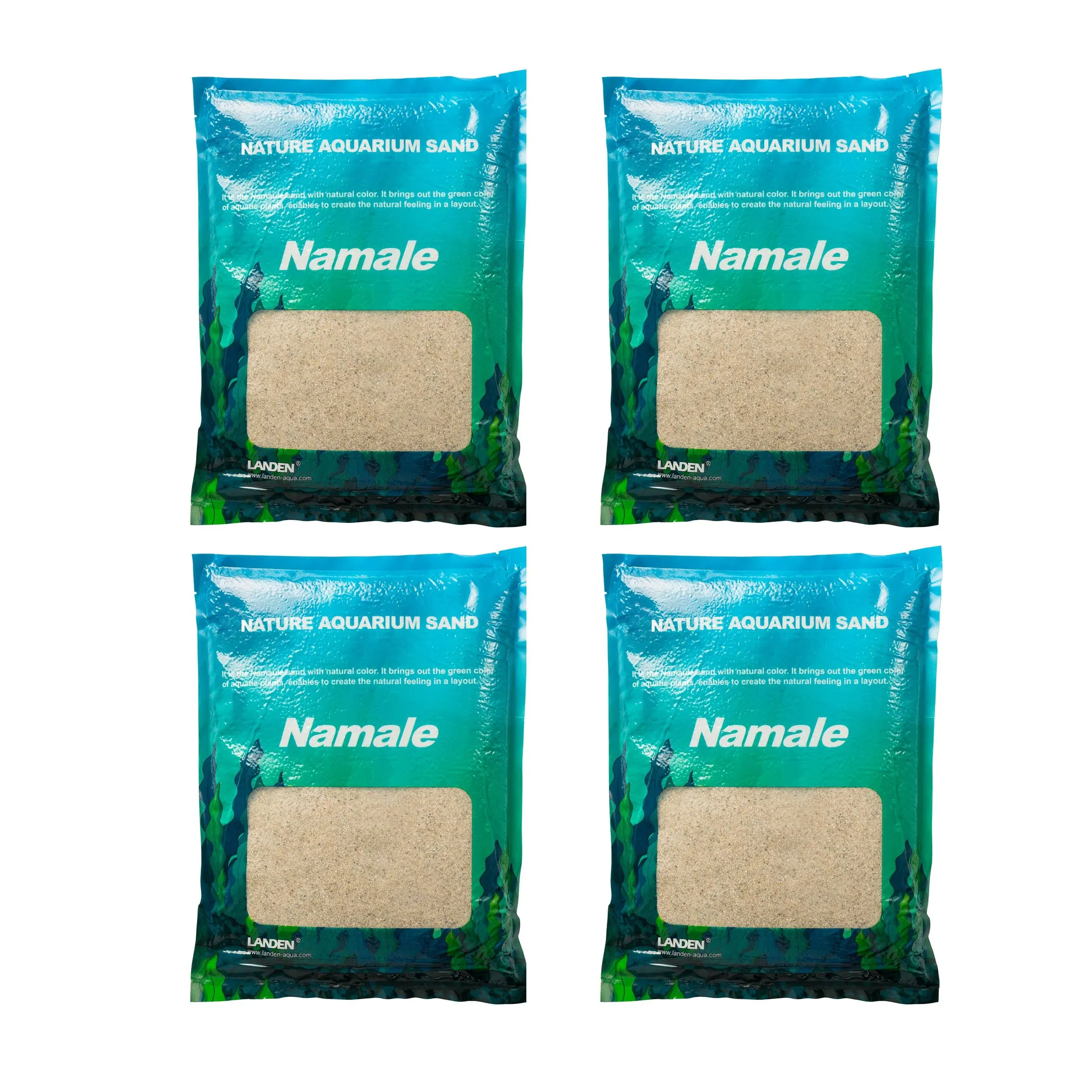 LANDEN Namale Aquarium Sand 44 lbs(12L), Super Natural for Aquarium Landscapi...