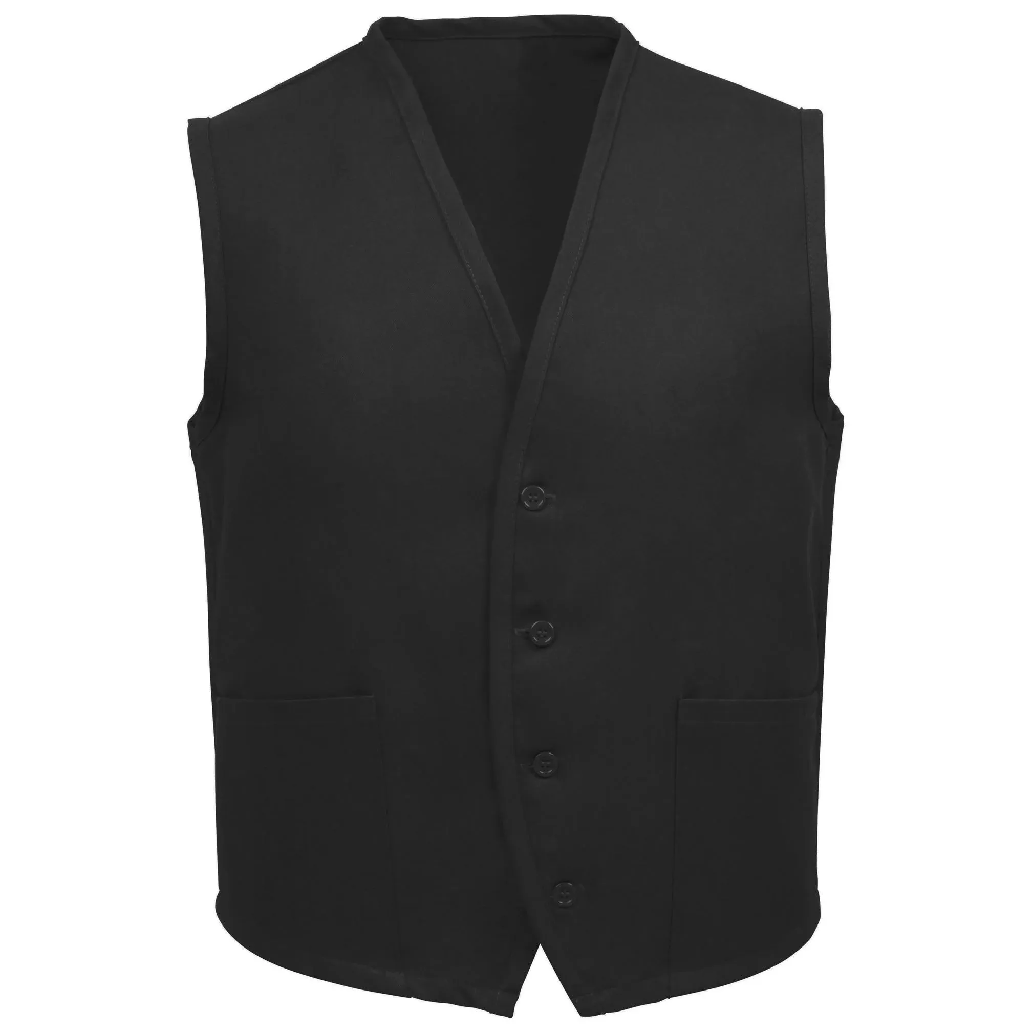 Fame Adult's 2 Pocket Vest-Black-Small