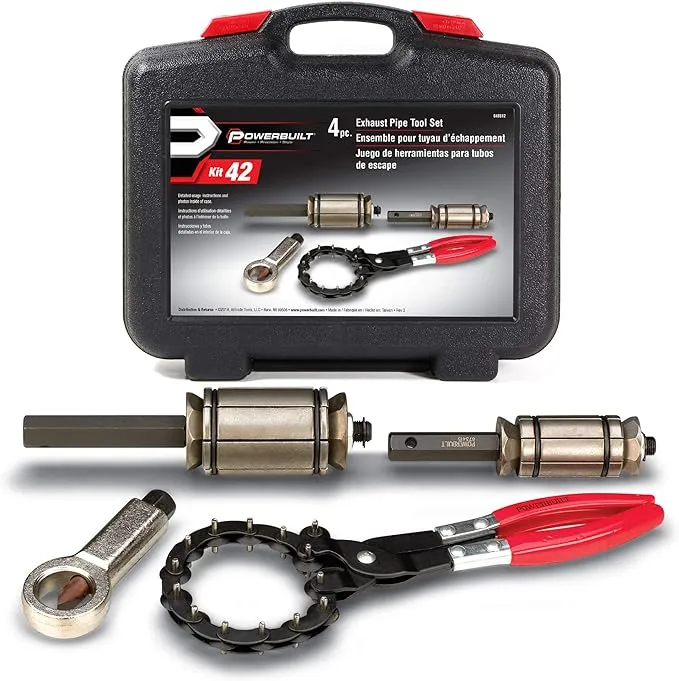 Powerbuilt Alltrade 648612 Kit 42 Exhaust Tool Set