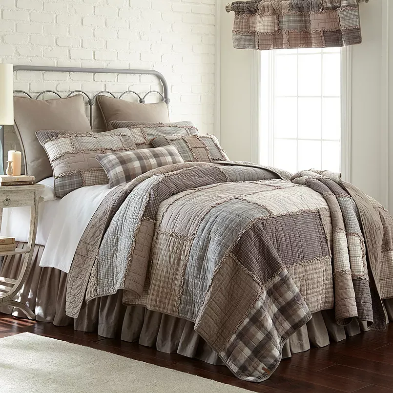 Donna Sharp Smoky Cobblestone Quilt Set, King