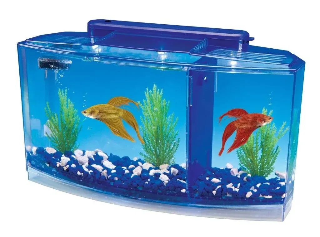 Penn Plax Betta Aquarium Kit Complete with LED Lighting