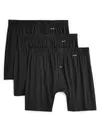 Men's 3-pack Pima Cotton Boxer Briefs In Black