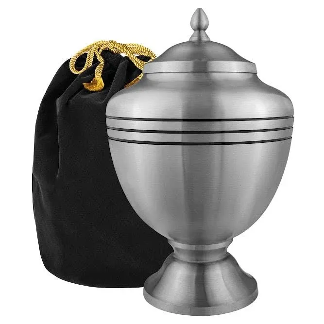 Trupoint Memorials Eternal Hope Pewter Large Adult Cremation Urn for Human Ashes