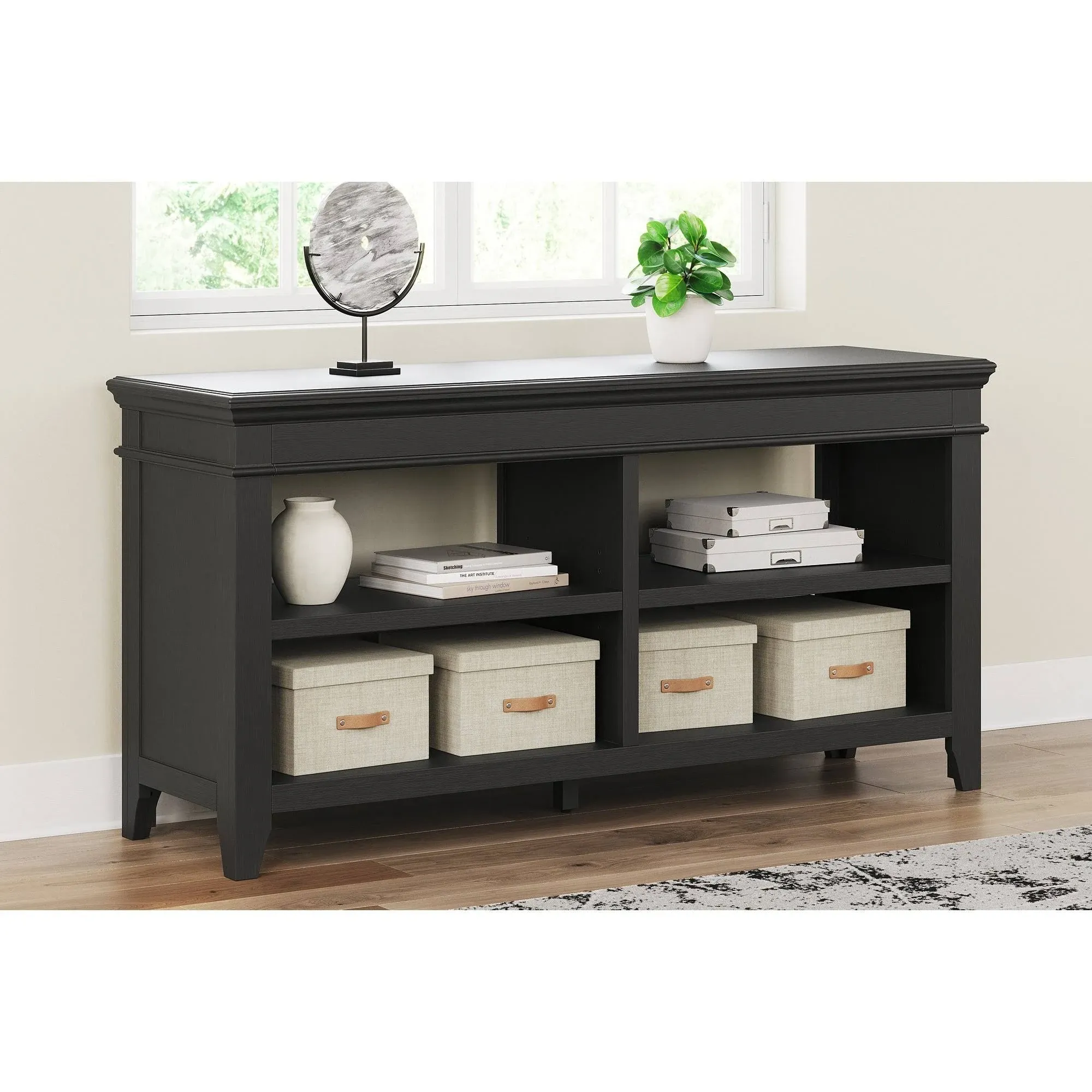 Ashley Beckincreek Black Credenza