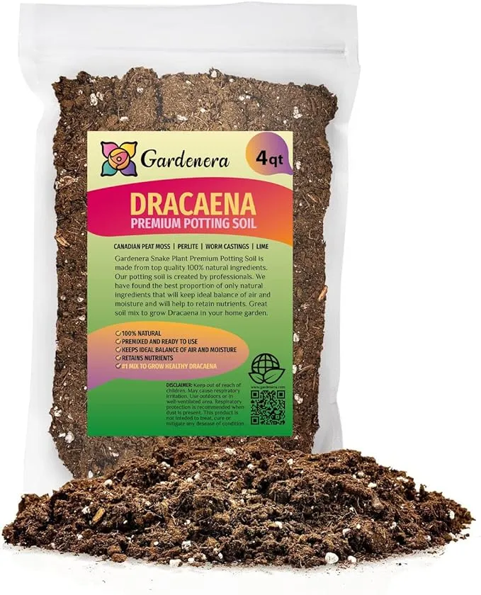 GARDENERA Premium Dracaena Potting Soil Mix