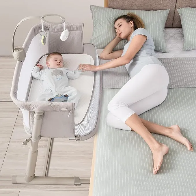 RONbei Baby Bassinet Bedside Sleeper