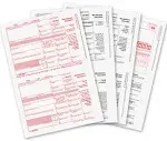 1099 MISC Forms 2024, 1099 MISC Laser Forms IRS Approved Designed for Quickbooks and Accounting Software 2024, 4 Part Tax Forms Kit, 25 Vendor Kit - Total 54 (105) Forms