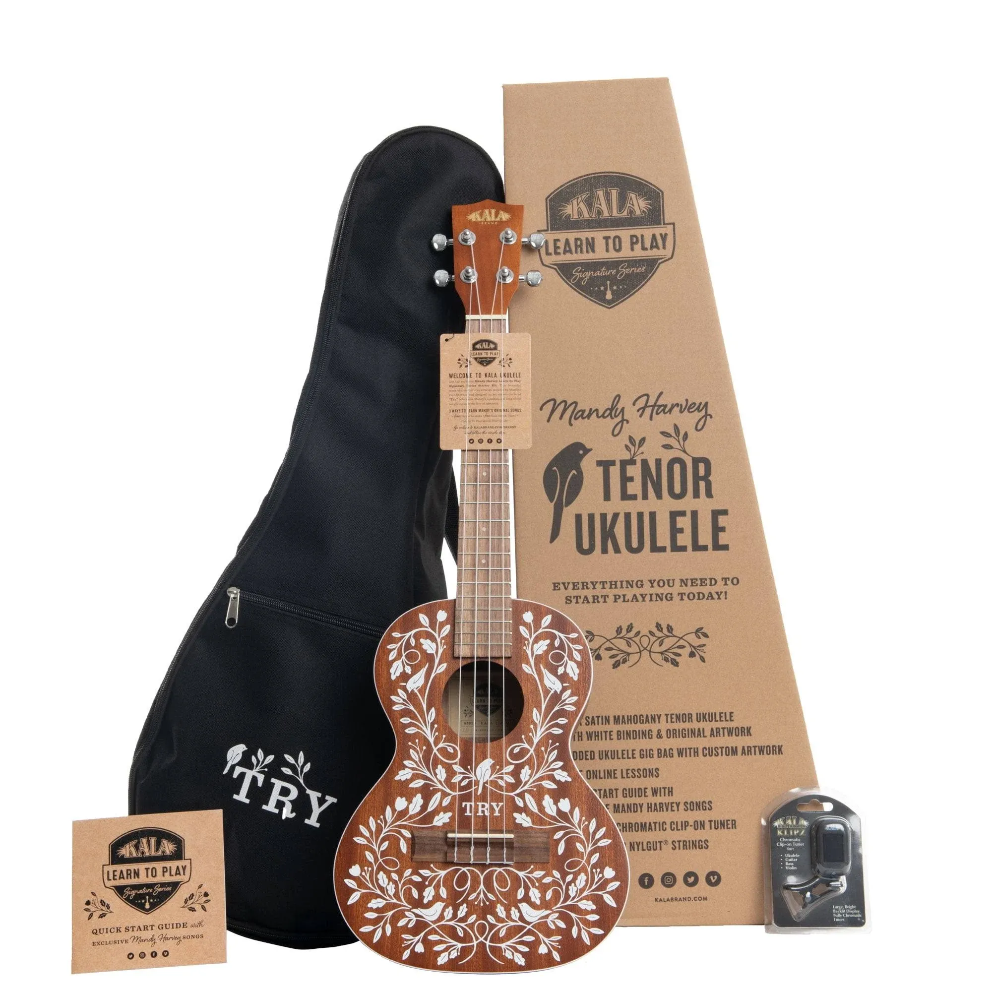 Kala KALA-LTP-MH Learn To Play Series Tenor Ukulele | Reverb