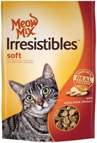 Meow Mix Irresistibles Soft White Meat Chicken Cat Treats