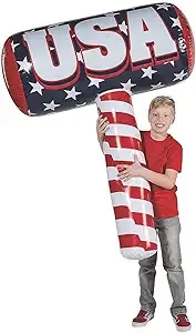 Large Inflatable Patriotic Hammer - 5 feet tall