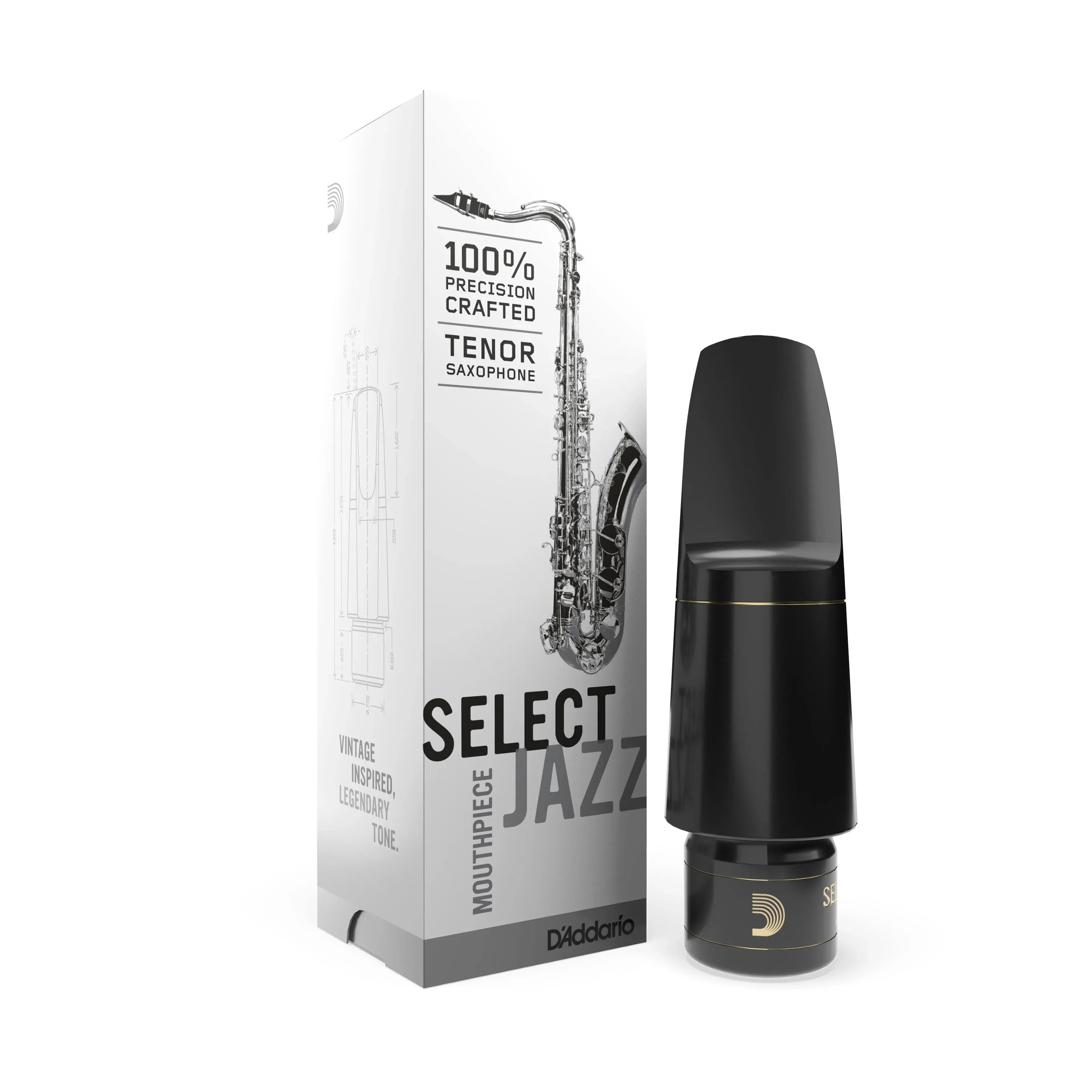 D'Addario MKS-D8M Select Jazz Tenor Saxophone Mouthpiece - 8 | Reverb