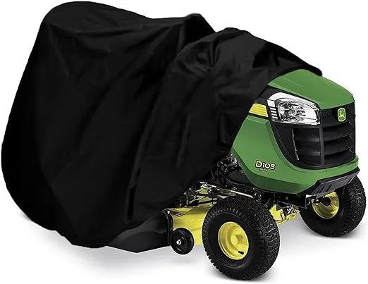 Indeed BUY Riding Lawn Mower Cover, Waterproof Tractor Cover Fits Decks up to 54",Heavy Duty 420D Polyester Oxford, Durable, UV, Water Resistant Covers for Your Rider Garden Tractor 72"L x 54"W x 46"H